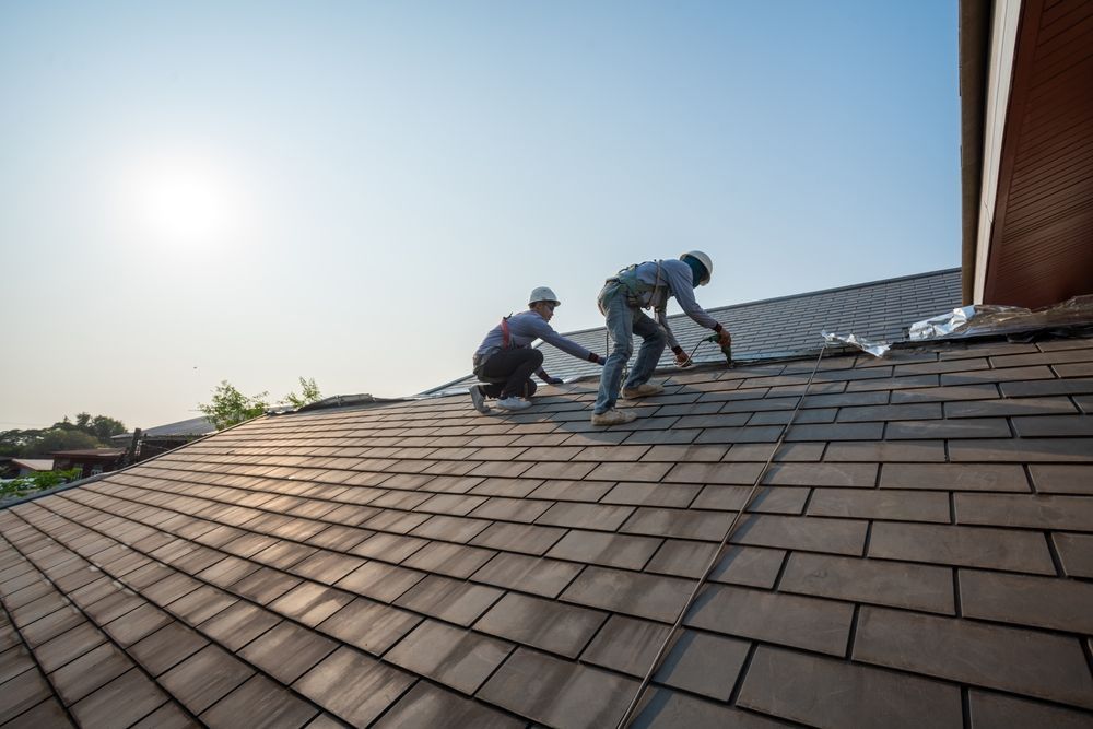 Exterior roofing and siding work